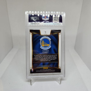 Stephen Curry Tri-Color Prizm PSA 10 back